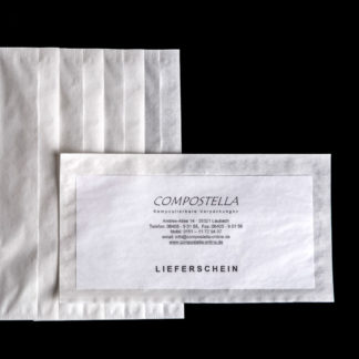 compostable delivery note envelopes from Compostella