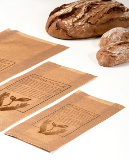 Compostella paper bags in 3 sizes